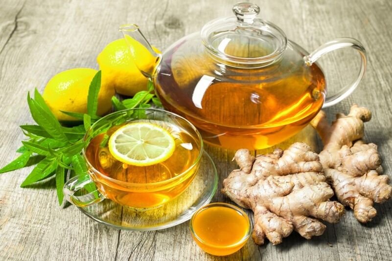 Čaj z limono in ingverjem bo pomagal urediti metabolizem moškega