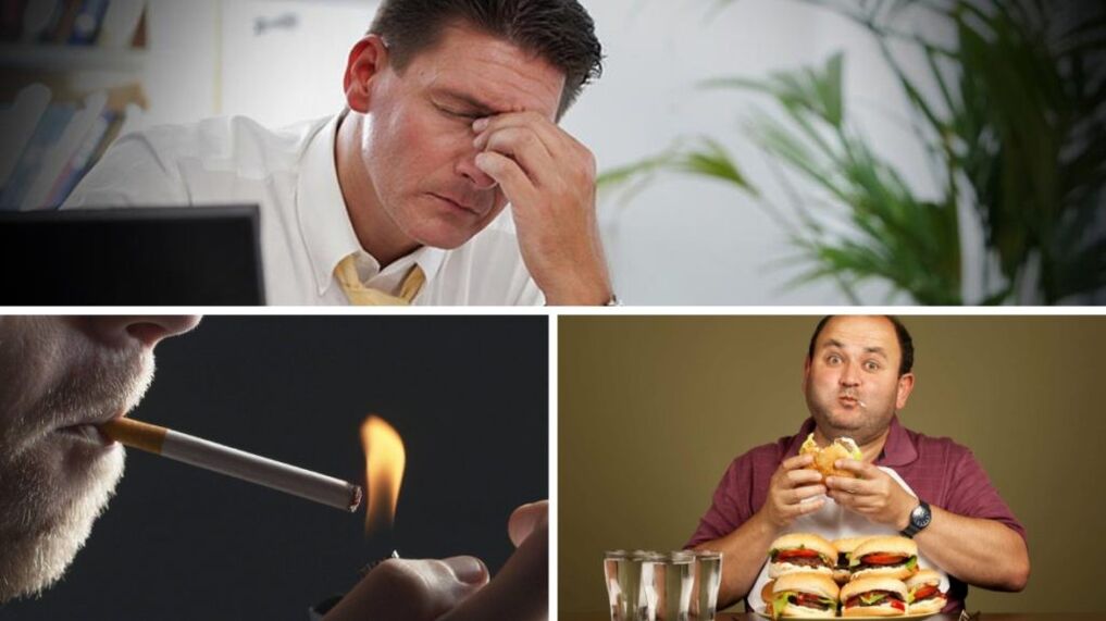 Dejavniki, ki poslabšajo moško moč - stres, kajenje, podhranjenost